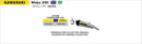 Kawasaki NINJA 250 Street Thunder aluminium "Dark" silencer with carby end cap-4