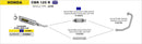 Honda CBR 125 R Non catalized mid-pipe-4