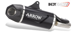 BMW F 900 GS / GS Adventure Indy Race EVO aluminium "Dark" silencer with steel end cap - 0