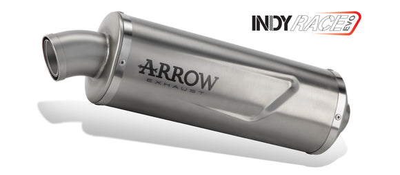 Kove 800X Pro Indy Race EVO aluminium "Dark" silencer with steel end cap