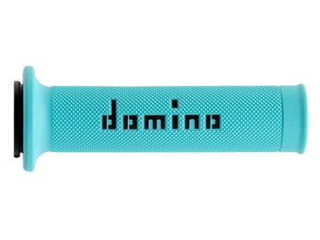 Domino Road & Race Cyan & Black A010 Grips to fit Road Bikes - 0