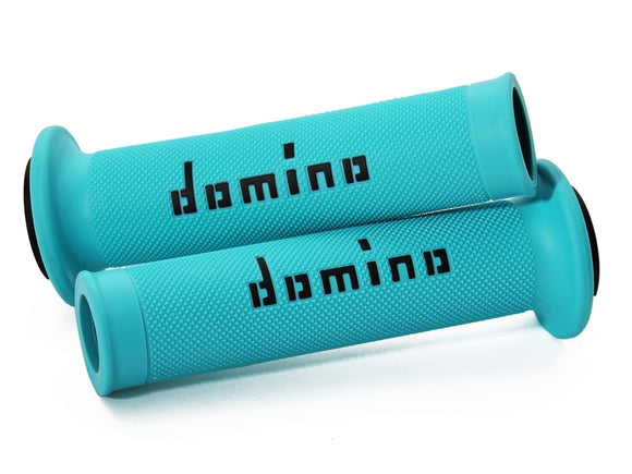 Domino Road & Race Cyan & Black A010 Grips to fit Road Bikes