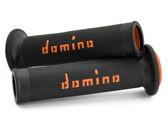 Domino Road & Race Black & Orange A010 Grips to fit Road Bikes