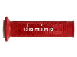 Domino Road & Race Red & White A010 Grips to fit Road Bikes - 0