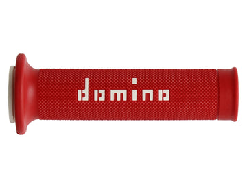 Domino Road & Race Red & White A010 Grips to fit Road Bikes - 0