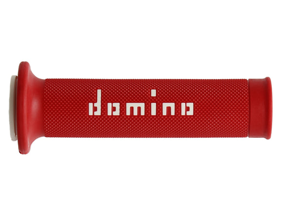 Domino Road & Race Red & White A010 Grips to fit Road Bikes