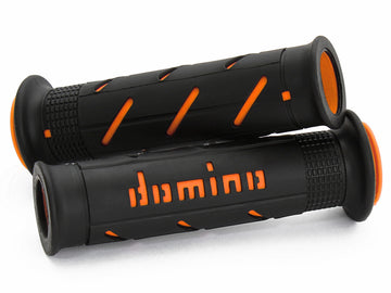 Domino Road & Race Black & Orange A250 Grips to fit Road Bikes