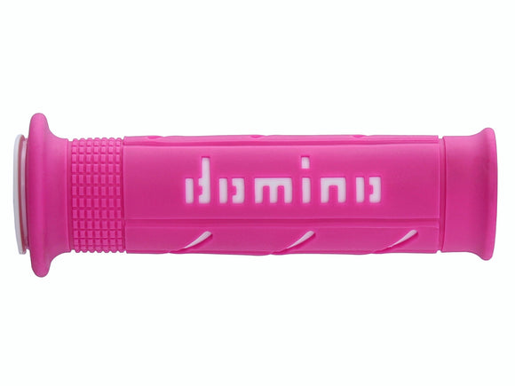 Domino Road & Race Pink & White A250 Grips to fit Road Bikes