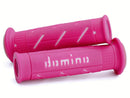 Domino Road & Race Pink & White A250 Grips to fit Road Bikes-1