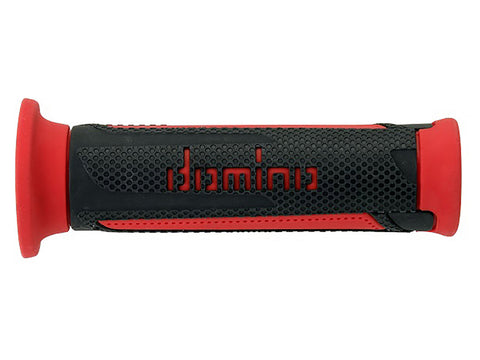 Domino Road & Race Anthracite & Red A350 Grips to fit Road Bikes