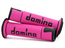Domino Road & Race Fuchsia & Black A450 Grips to fit Road Bikes-1