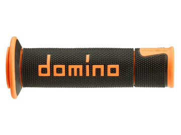 Domino Road & Race Black & Orange A450 Grips to fit Road Bikes - 0
