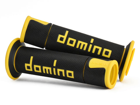 Domino Road & Race Black & Yellow A450 Grips to fit Road Bikes