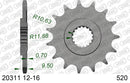 Honda CR250 2002 - AFAM MX reinforced Chain & Self CleaningAlu Sprocket Kit, 520 (OE Pitch) - AB01126812 - P3 Tuning