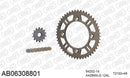 Husqvarna TC85 2017 - AFAM MX Racing Chain & Self CleaningAlu Sprocket Kit, 428 (OE Pitch) - AB06308801 - P3 Tuning