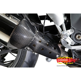 BMW K1300R (2009-2017) Ilmberger Carbon Front Silencer/Exhaust Protector