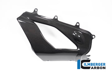 DUCATI Panigale V4 / S / R (2022-2024) Ilmberger Carbon Exhaust Cover (On The Right Bellypan) (Gloss Finish) - (V4 / S Models)