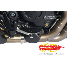 DUCATI Diavel 1200 (2011-2019) Ilmberger Carbon Exhaust Protection Valve - (Matt Finish)