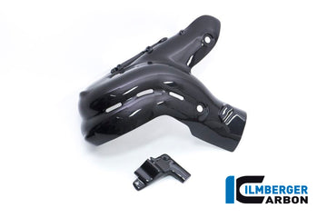 DUCATI Streetfighter V4 / S / SP (2020-2021) Ilmberger Carbon Exhaust Protector (Gloss Finish) - (For Euro 4 Models Only)