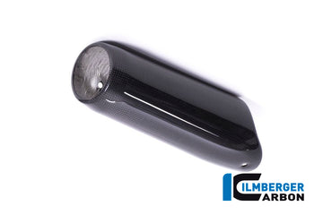 DUCATI SuperSport / 950 / S (937cc) (2017-2024) Ilmberger Upper Exhaust End Cap - Gloss Carbon