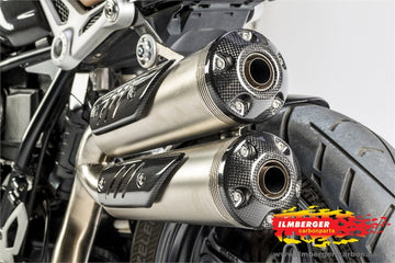 BMW RNineT Scrambler (1200cc) (2016-2023) Ilmberger Carbon Silencer Endcap (2 parts)