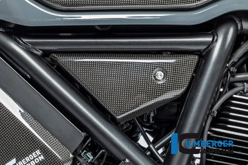 DUCATI Scrambler 1100 / Pro / Sport / Dark (2018-2026) Ilmberger Carbon Cover Under Frame Left - Gloss