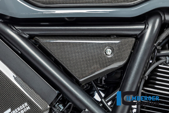 DUCATI Scrambler 1100 / Pro / Sport / Dark (2018-2026) Ilmberger Carbon Cover Under Frame Left - Gloss
