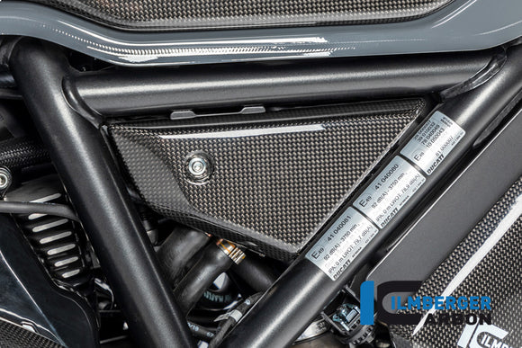 DUCATI Scrambler 1100 / Pro / Sport / Dark (2018-2026) Ilmberger Carbon Cover Under Frame Right - Gloss