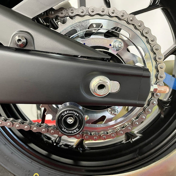 GB Racing Aprilia / Triumph / Yamaha / Ducati TUONO V4R, Daytona 675, Street Triple, Fazer 1000, Fazer 800, MT-03, MT-07 Tracer, MT-09 & More 2006-2026 6mm Paddock Stand / Bobbin Kit