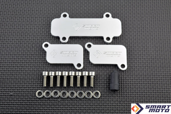 BMW K 1300 S /R / GT 2008-2016 PAIR/AIS Valve Removal kit with Block Off plates