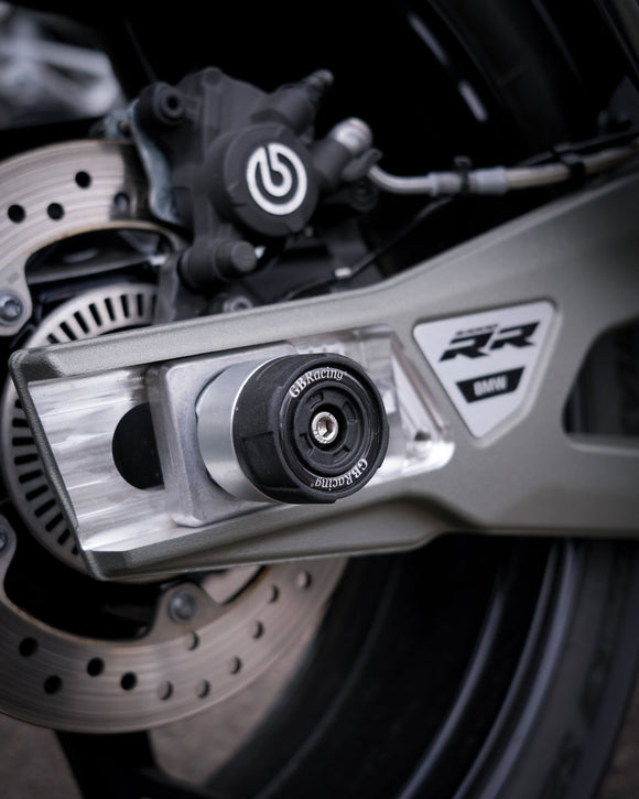 GB Racing BMW / Yamaha / Suzuki / Honda S 1000 R, S 1000 RR, M 1000 RR, S 1000 XR, S 1000 XR TE, YZF-R1, YZF-R1M, M 1000 R, GSX-R600 & More Multiple Years Spindle Protector - Rear LHS / Rear RHS