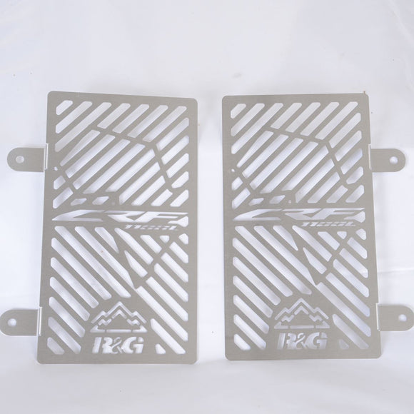 Branded Radiator Guard For Honda Africa Twin CRF1100L ’20- '24/ CRF1100L Africa Twin Adventure Sport ’20- '24 & CRF1100L Africa Twin DCT '24- (Pair)