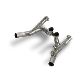 YAMAHA V Max 1700 [V-Max] - (2009-2016) Akrapovic Optional Cat Eliminator Collector For Use With Slip On Silencers