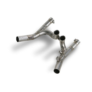 YAMAHA V Max 1700 [V-Max] - (2009-2016) Akrapovic Optional Cat Eliminator Collector For Use With Slip On Silencers