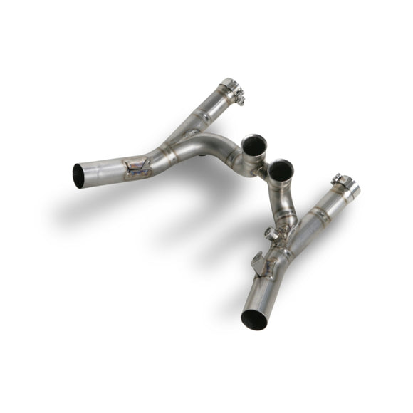 YAMAHA V Max 1700 [V-Max] - (2009-2016) Akrapovic Optional Cat Eliminator Collector For Use With Slip On Silencers
