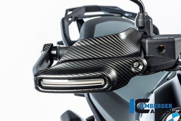 BMW R1300GS Adventure (2024-2026) Ilmberger Carbon Hand Guard High With Indicator hole (Right Hand Matt)