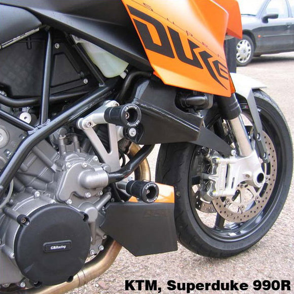 GB Racing KTM Superduke 990 2005-2014; Superduke 990R 2005-2014 Stock Motorcycle Protection Bundle