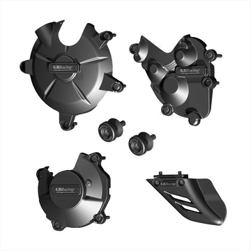 GB Racing Kawasaki Ninja ZX-6R 2007-2008 Stock Motorcycle Protection Bundle