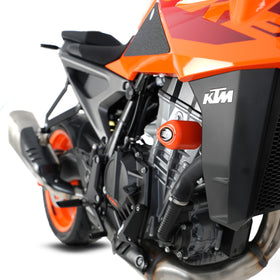 Crash Protectors - Aero Style for KTM 790 Duke '18- '24 / 890R '20- '24, 990 DUKE 2024 (Orange)