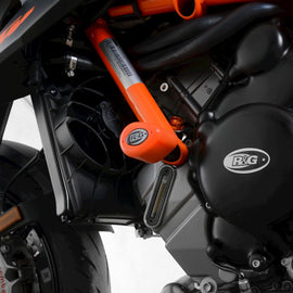 Crash Protectors - Aero Style for KTM 1290 Super Duke R '20- '24 (Orange)