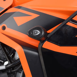 Crash Protectors - Aero Style for KTM RC 390 '22-/ RC 200 '22-/ RC 125 '22- (No-Cut)