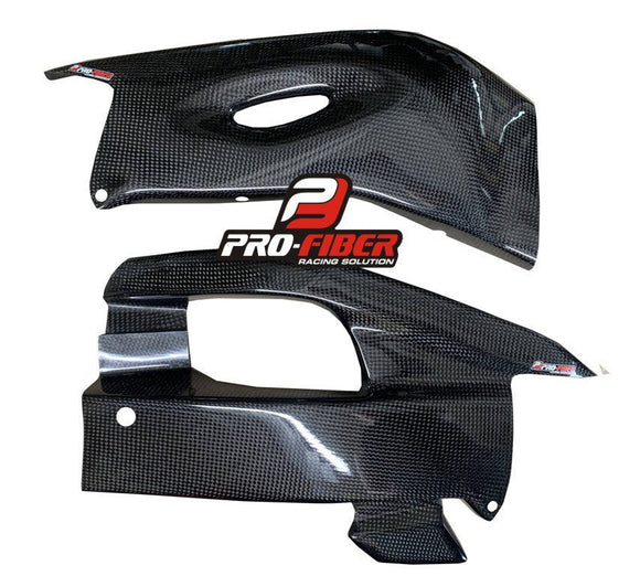 HONDA CB 1000RR (17-19) PRO FIBER CARBON SWINGARM COVERS (MATT)
