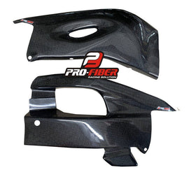 HONDA CB 1000RR (17-19) PRO FIBER CARBON SWINGARM COVERS (GLOSSY)