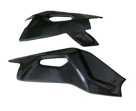 APRILIA RSV4 (13-14) PRO FIBER CARBON SWINGARM COVERS WITH CHAINGUARD (MATT)
