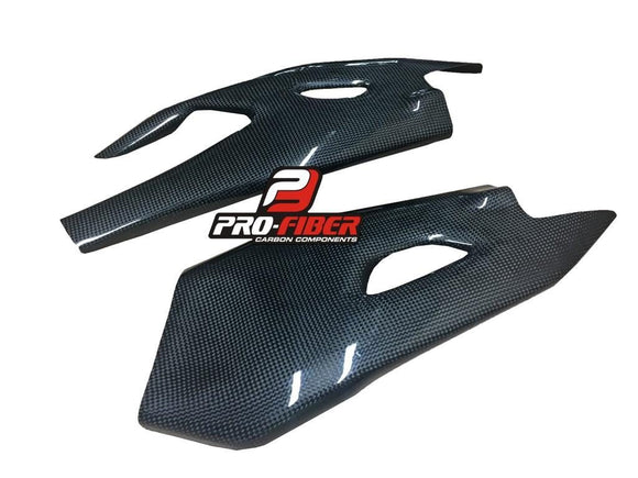 YAMAHA YZF R1 (15-18) PRO FIBER CARBON SWINGARM COVERS - PROTECTORS (MATT)
