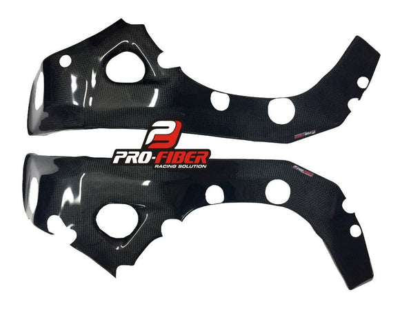 SUZUKI GSX-R 1000 (07-08) PRO FIBER CARBON FRAME COVERS (GLOSSY)