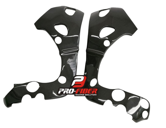 HONDA CB 1000RR (17-19) PRO FIBER CARBON FRAME PROTECTORS (GLOSSY)