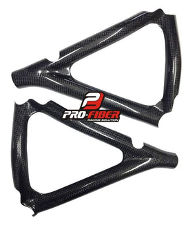 KTM RC-8 (ALL YEARS) PRO FIBER CARBON FRAME COVERS (GLOSSY)