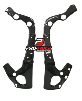 SUZUKI GSX-R 1000 (17-24) PRO FIBER CARBON FRAME COVERS - PROTECTORS (MATT)