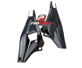 BMW S1000 RR (19-22) PRO FIBER CARBON SWINGARM COVERS (MATT)